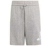 adidas - Kid's Bold Knit Shorts 210 - Short - 152 - medium grey heather / white