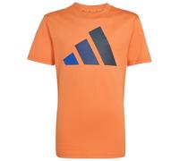 adidas - Kid's Bold Tee 160 - T-shirt - 128 - dusky orange / royal blue / dark blue / aurora ink