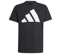 adidas Mixte Enfant Essentials BIG Logo T-Shirt, Black/White, 9-10 Years