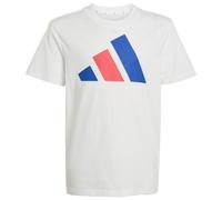 adidas - Kid's Bold Tee 160 - T-shirt - 164 - white / team royal blue / pure ruby