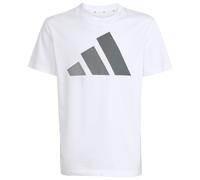 adidas - Kid's Bold Tee 160 - T-shirt - 176 - white / grey three / grey four / grey five