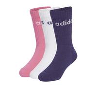 adidas Kids' CHAUSSETTES MI-MOLLET LINEAR (3 PAIRES)