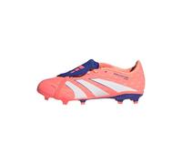 adidas Kids' Chaussure Predator League Languette Rabattable Terrain Souple/Multi-Surfaces, Signal Coral/Cloud White/Beam Orange, 38 2/3
