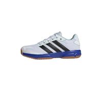 adidas Kids' Chaussure Stabil Indoor Enfants, Cloud White/Core Black/Lucid Blue, 34