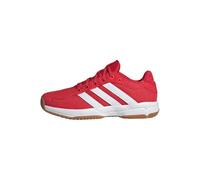 adidas Kids' Chaussure Stabil Indoor Enfants, Pure Ruby/Cloud White/Lucid Red, 38 2/3