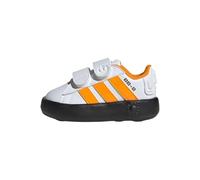 adidas Kids' Chaussure Star Wars Grand Court 2.0 BÉBÉS, Cloud White/Crew Orange/Core Black, 26