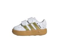 adidas Kids' Chaussure Star Wars Grand Court 2.0 BÉBÉS, Cloud White/Gold Metallic/Preloved Bronze, 27