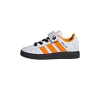 adidas Kids' Chaussure x Star Wars Grand Court 2.0, Cloud White/Crew Orange/Core Black, 34