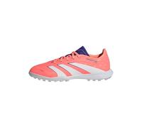 adidas Kids' Chaussures Predator League Turf Enfants, Signal Coral/Cloud White/Beam Orange, 38 2/3