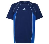 adidas - Kid's Color Block T-Shirt - T-shirt - 152 - dark blue / team royal blue / glow blue