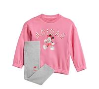 ADIDAS SPORTSWEAR Survêtement 'Disney Minnie Mouse' gris / pitaya / rouge / blanc, Taille 62
