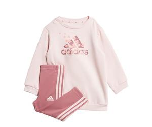 adidas Kids' Ensemble legging imprimé intégral Essentials Enfants, Sandy Pink, 6-9M