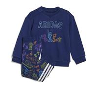 adidas Kids' Ensemble sweat-shirt ras-du-cou et pantalon sportswear x Star Wars Young Jedi, Dark Blue/Multicolor, 12-18M