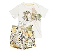 adidas Kids' Ensemble t-shirt Disney Roi Lion, Chalk White/Wonder Beige/Semi Spark, 3-4A
