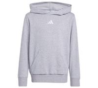 Adidas Sweat à capuche Essentials enfant 128 (7-8 ans) Gris chiné/Blanc