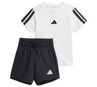 Adidas Essentials 3 Stripes Tee Set Blanc,Noir 3-4 Years Enfants