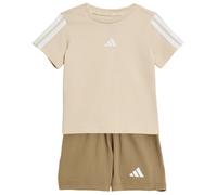 adidas - Kid's Essentials T-Shirt Set - T-shirt - 98 - crystal linen / white