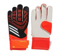 adidas Kids' Gants de gardien Predator Training Enfants, Black/Solar Red/Solar Yellow, 4
