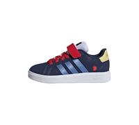 adidas Kids' Grand Court 00s Disney Blanche-Neige Enfants, Dark Blue/Blue Fusion/Better Scarlet, 31 1/2
