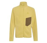 adidas Mixte Enfant Terrex Kids Multi Full-Zip Fleece Sweatshirt, Pyrite, 15-16 Years