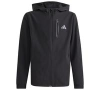 adidas - Kid's Hooded Tech Woven Jacke - Veste de sport - 164 - black / grey four