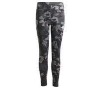 adidas Kids' Legging imprimé Floral Train Essentials Enfants, Grey Five/Grey Six/Carbon/Black, 9-10A