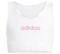adidas - Kid's Linear Logo Bra Top - Brassière - 164 - white / pink fusion
