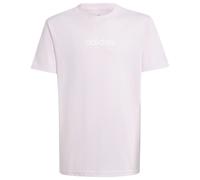 Adidas T-shirt Essentials Linear Logo unisexe enfant rose clair/blanc 7-8 ans