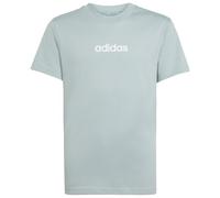 adidas - Kid's Linear Tee 160 - T-shirt - 140 - wonder sage / white