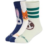adidas - Kid's LK Disney Zoo 3-Pack - Chaussettes multifonctions - EU 31-33 - off white / linen green / dark blue