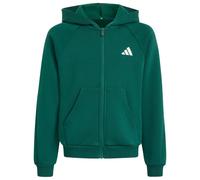 adidas - Kid's Seasonals Collegiate Typography Full Zip - Veste de sport - 152 - collegiate green / ivory