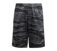 adidas Kids' Short imprimé Camouflage Train Essentials Enfants, Black/Grey Five/Grey Six/Carbon, 7-8A
