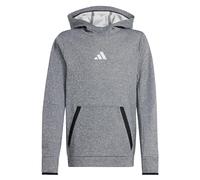 adidas Kids' Sweat-Shirt à Capuche Molleton Enfants, Black Melange/Grey Four/Grey Two, 9-10A