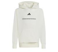 Sweat-shirt à capuche molleton adidas Slogan Off White 9-10A