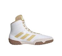 adidas Kids' Tech Fall 2.0 Wrestling Shoes (White/Vegas Gold, 3)