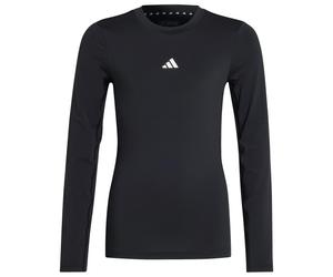 adidas - Kid's Techfit Longsleeve Tee - T-shirt technique - 116 - black / white