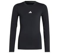adidas - Kid's Techfit Longsleeve Tee - T-shirt technique - 152 - black / white