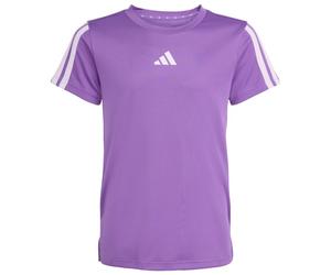 adidas - Kid's Training Essential 3 Stripes Tee - T-shirt - 152 - active purple / ice lavender