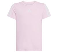 adidas - Kid's Training Essential 3 Stripes Tee - T-shirt - 164 - clear pink / white