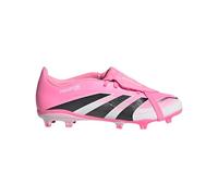adidas Kids' Une Chaussure de Football Predator League à Languette Rabattable Terrain Ferme/Multi-Surfaces Beckham Enfants, Beam Pink/Core Black/Cloud White, 31