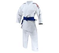 adidas Kimono Judo Club France Judo (Couleur : Blanc/SMU France Judo - Taille : 110)