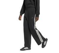 Adidas Kit 3-stripes Wide Joggers Femme - Pantalons, Noir - Taille M (38-40) - Jersey de coton Black M (38-40)