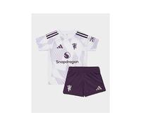 adidas Kit extérieure Manchester United FC 2025/26 Bébé - Blanc 12-18M