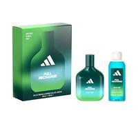 adidas le coffret Vibes comprenant l'Eau de Parfum Full Recharge et le Gel Douche