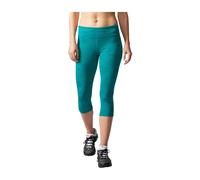 Adidas Legging 3/4 Adistar Femme Turquoise - Corsaires et 3/4 de running femmes XS
