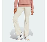 Adidas Leggings Essentials Coupe Ajustée Logo Évasé Beige/Blanc JD3072