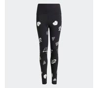 Adidas Leggings Junior JG Love BLUV - (Noir/Blanc)