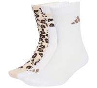 Adidas Chaussettes graphiques Leo – Lot de 3 Beige 46/48