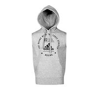adidas Ligne communautaire Hoodie Mixte, Gris/Noir, s