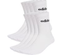adidas Linear Crew 10er Pack Chaussettes L Blanc